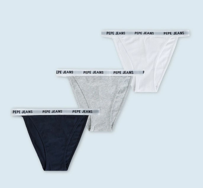Kolorowe majtki 3pack (XS)