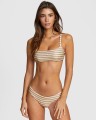 Kolorowe figi bikini paski (S)