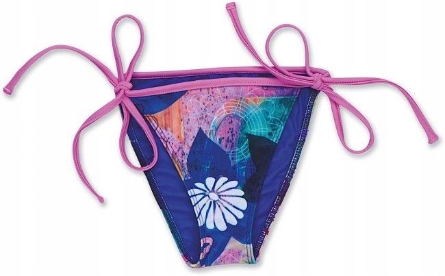 Wiązane figi bikini wzór (S)