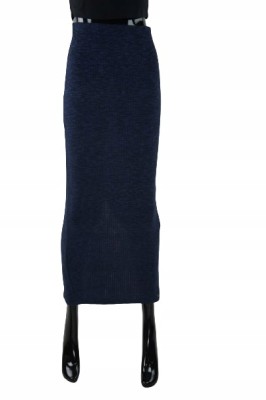 Granatowa spódnica maxi (S)