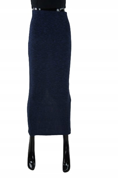 Granatowa spódnica maxi (S)