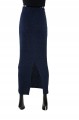 Granatowa spódnica maxi (S)