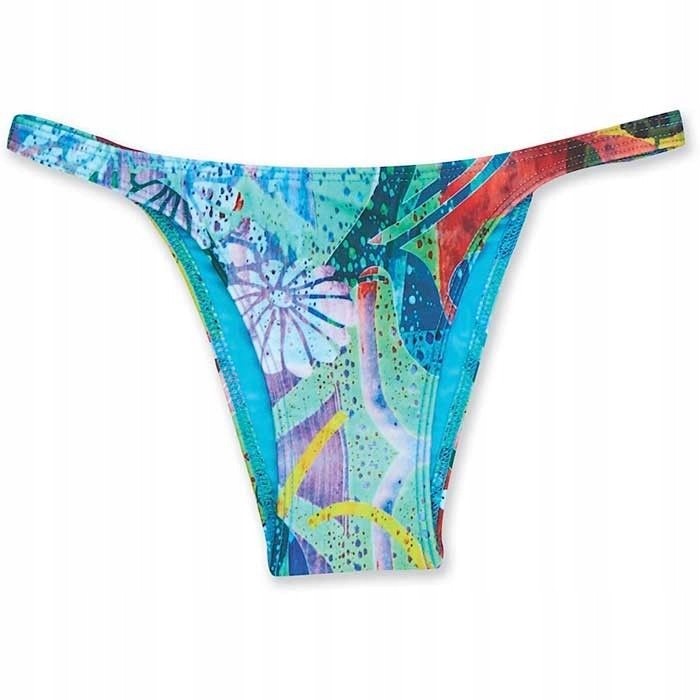 Wzorzysty dół bikini (S)