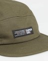 Logowana czapka khaki daszek