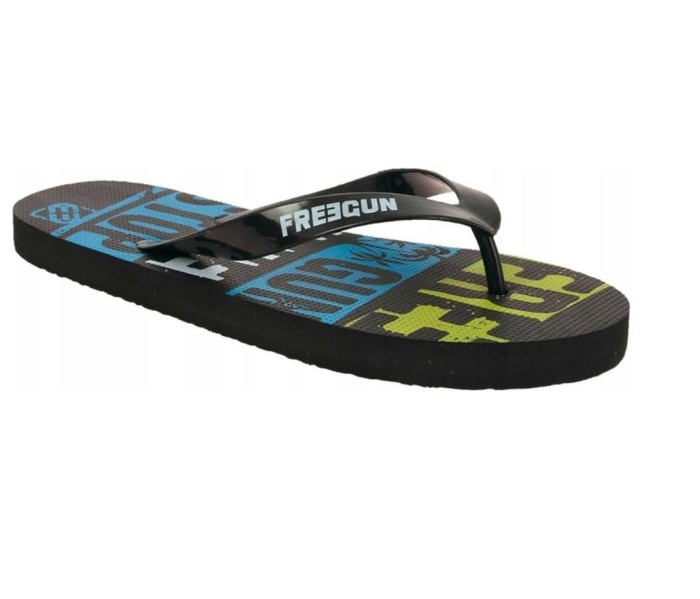 Czarne logowane japonki (35)