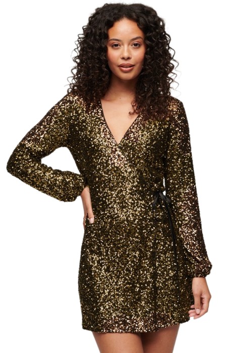 Cekinowa sukienka mini (40)