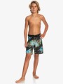 Czarne boardshorty wzór (12L)