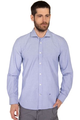 Niebieska koszula guziki (L)