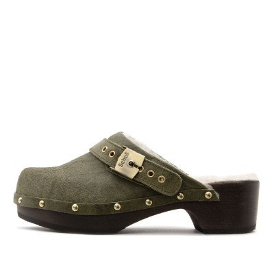 Chodaki khaki futro (38)