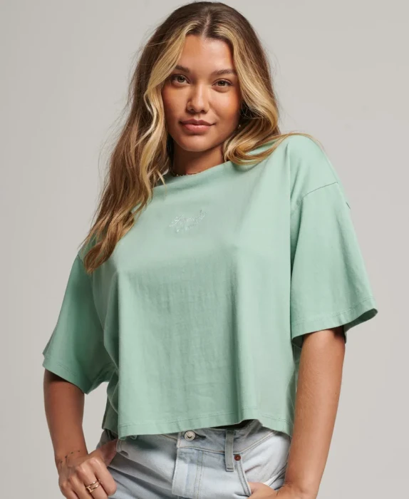 Szałwiowa koszulka oversize (40)