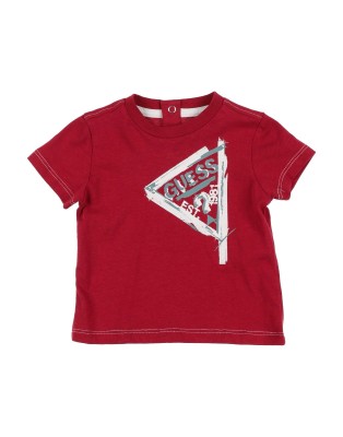 Czerwony t-shirt logo (3-6M)