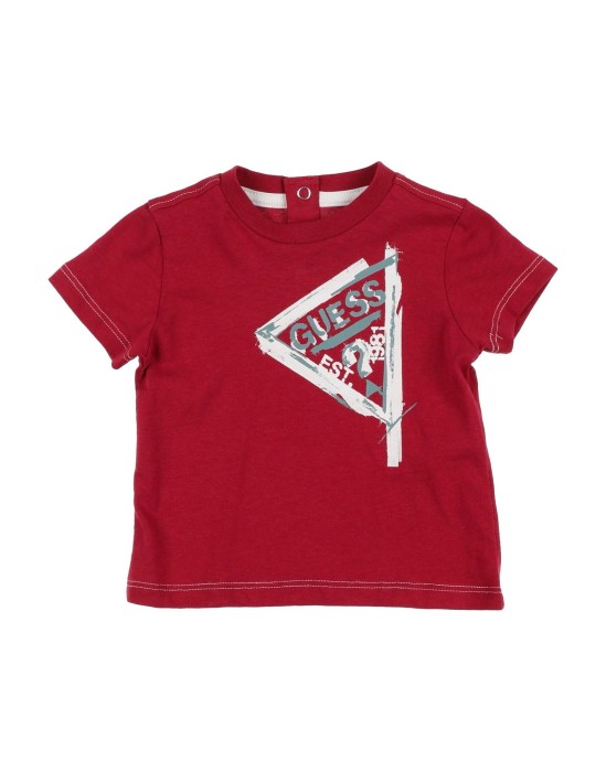 Czerwony t-shirt logo (3-6M)