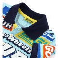 Niebieska koszulka polo (6-9M)