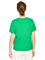 Zielony t-shirt napis (M)