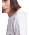 Szara sukienka t-shirtowa (38)