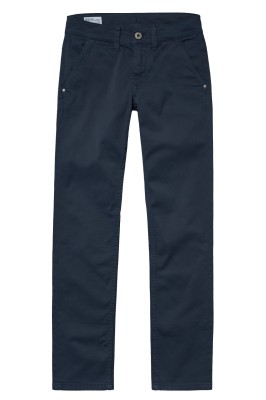 Granatowe proste spodnie (12L)