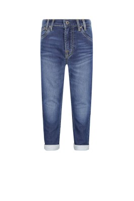 Niebieskie jeansy zamek (14L)