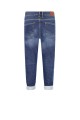 Niebieskie jeansy zamek (14L)