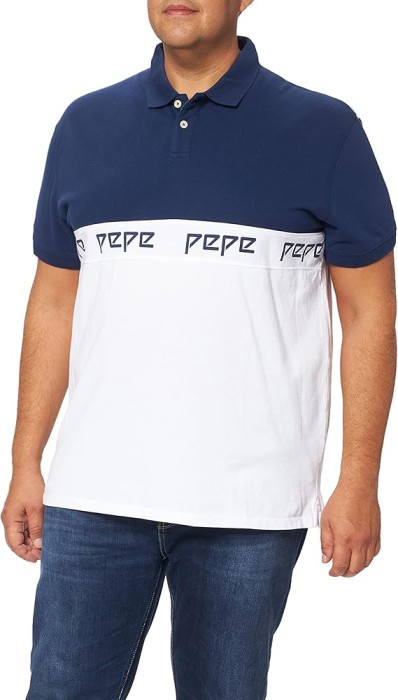 Dwukolorowa koszulka polo (M)