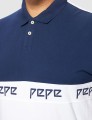 Dwukolorowa koszulka polo (M)