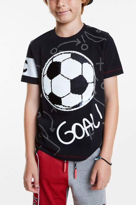 Zdobiony t-shirt wzór (13-14L)