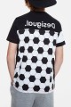 Zdobiony t-shirt wzór (13-14L)