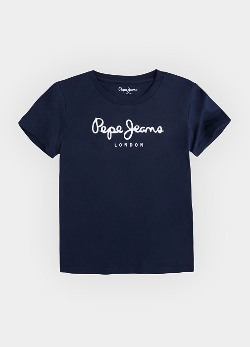 Granatowy t-shirt logo (16L)