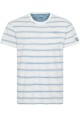 Biały t-shirt paski (S)