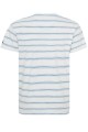 Biały t-shirt paski (S)