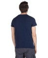 Granatowy t-shirt nadruk (XS)