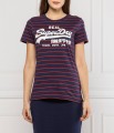 Granatowy t-shirt paski (40)