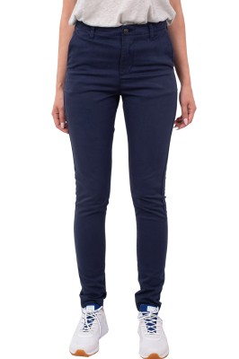 Granatowe spodnie rurki (24/30)