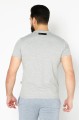 Szary melanżowy t-shirt print (L)
