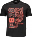 Czarny t-shirt print (XL)