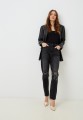 Czarne mom jeans dziury (28/27)