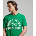 Zielony t-shirt print (XL)