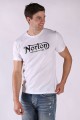 Biały logowany t-shirt (XL)