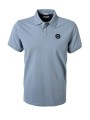Niebieska koszulka polo logo (2XL)