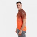 Pomarańczowa koszulka rowerowa wzór (2XL)