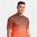 Pomarańczowa koszulka rowerowa wzór (2XL)