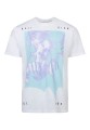 Biały t-shirt print (L)