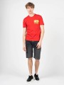 Czerwony t-shirt print (L)