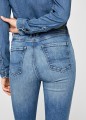 Niebieskie proste jeansy (28/30)