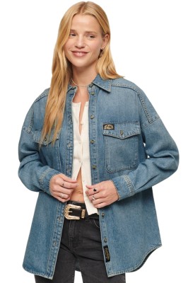 Niebieska koszula oversize (42)