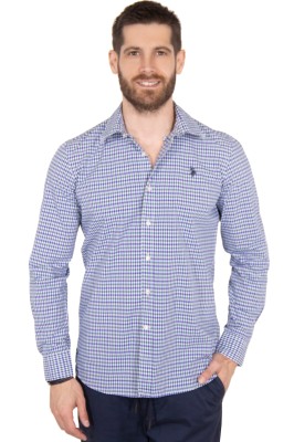 Kolorowa koszula kratka (L)