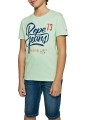 Jasnozielony t-shirt nadruk (16L)