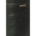 Czarne legginsy imitacja skóry (XS)