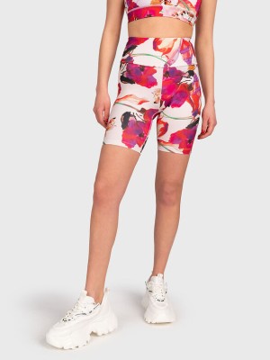 Wzorzyste krótkie legginsy (L)
