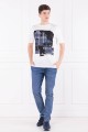 Biały t-shirt nadruk (14L)