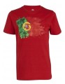 Czerwony t-shirt nadruk (12L)